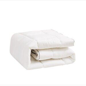 Royal Luxe 2"Overfilled Hypoallergenic Down Alternative Mattress Pad, Full White